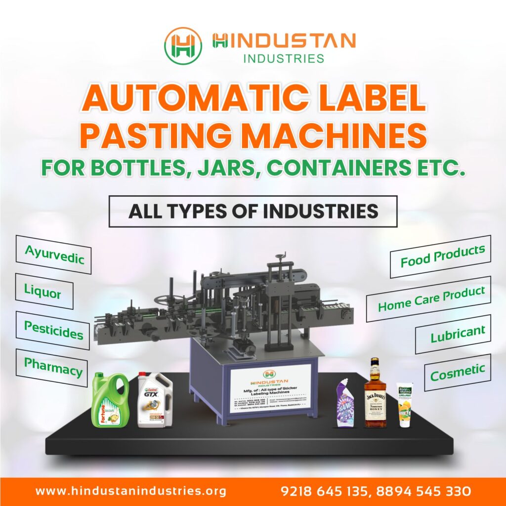 Automatic Labeling Machine for All types of Industries